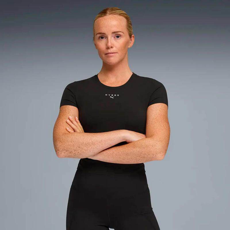 代购海外代购Puma/彪马女士跑步T恤透气吸湿排汗聚酯纤维高弹跑步