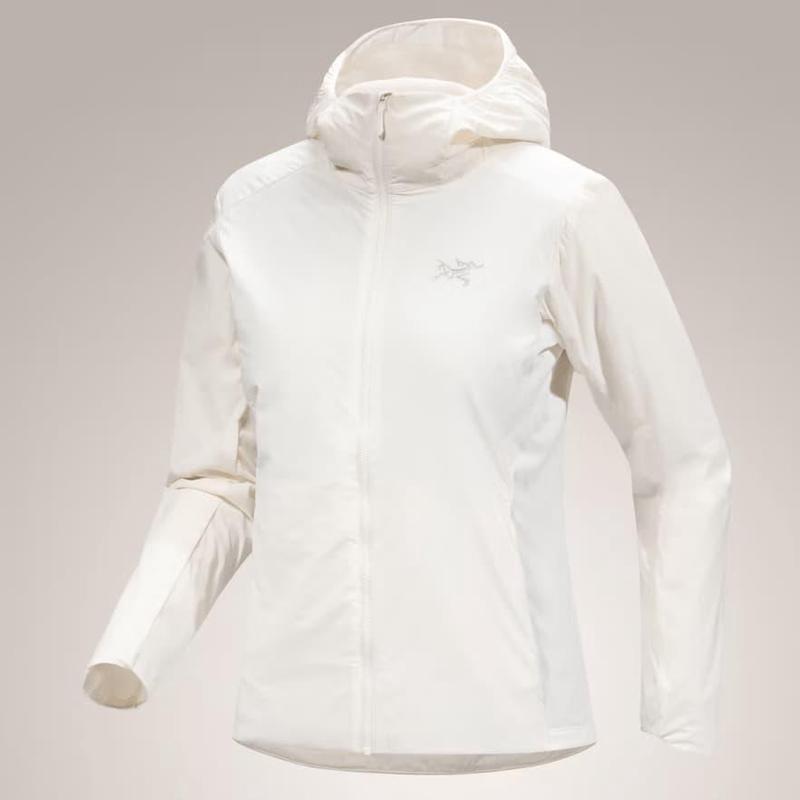 代购ARCTERYX始祖鸟女士抓绒衣保暖防风透气户外夹克连帽长袖