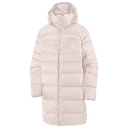 代购SALOMON萨洛蒙女士羽绒服保暖防风轻盈耐用连帽长款鹅绒