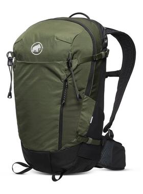 代购Mammut男女登山包防水挂载透气尼龙25LEVA垫登山徒步双肩包