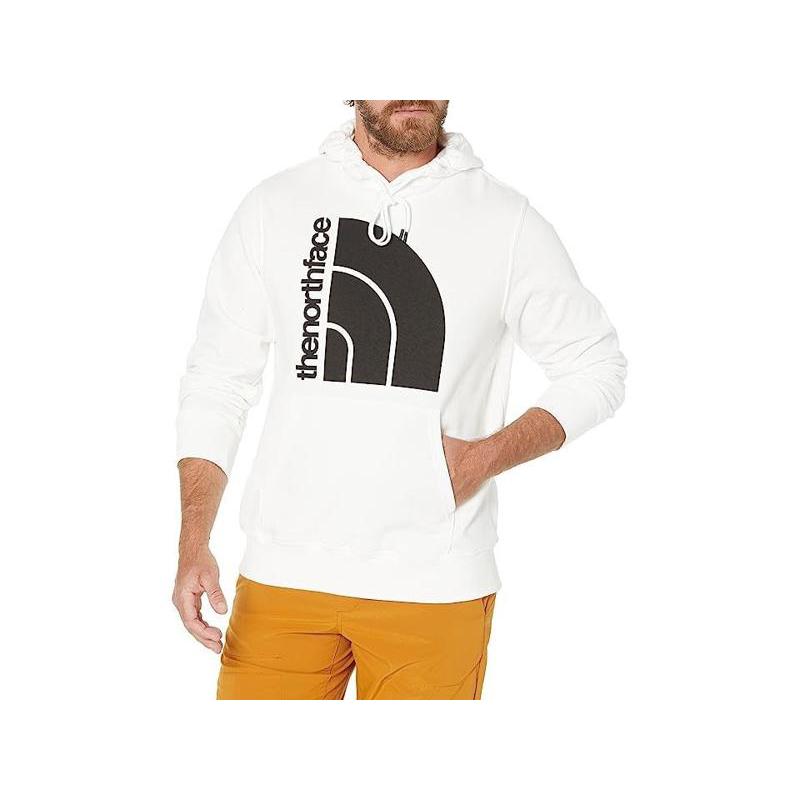 代购THE NORTH FACE北面男士卫衣保暖舒适白色棉质户外日常外套