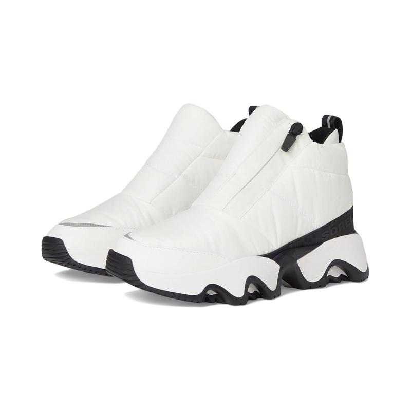 代购SOREL女士雪地靴保暖防水防滑轻便拉链闭合尼龙鞋面毛绒内衬