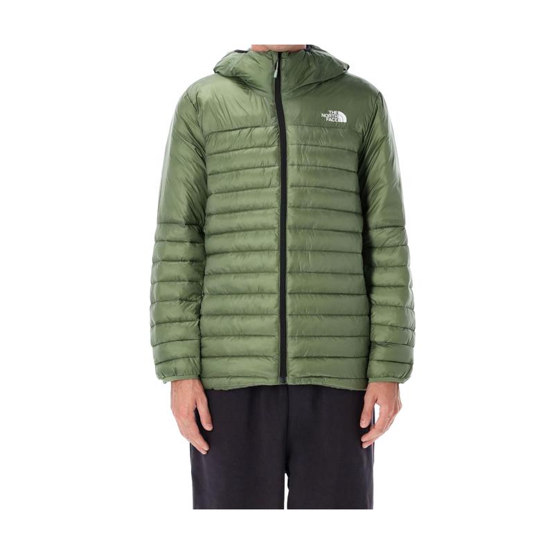 THE NORTH FACE北面男士羽绒服保暖防风轻量连帽长款再生尼龙