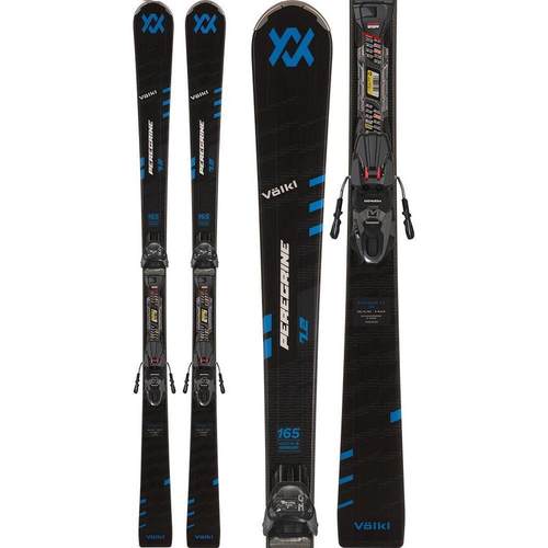 代购Volkl男士滑雪板轻量化结构稳定侧切快速响应黑色蓝色