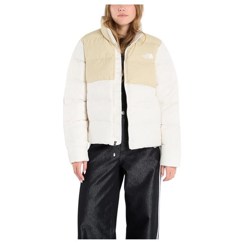 代购THE NORTH FACE北面女士羽绒服保暖防风轻便拼色立领短款