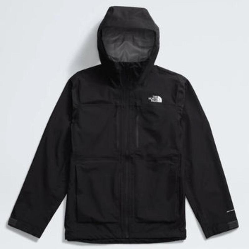 代购THE NORTH FACE北面男士雨衣外套防水防风保暖透气黑色长袖
