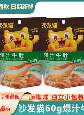 网红牛肚沙发猫藤椒卤味零食