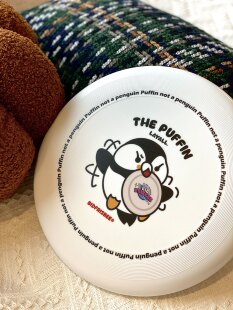 「Puffin」极限飞盘175g BidFrisbee海鹦飞盘专业户外 磨砂白色