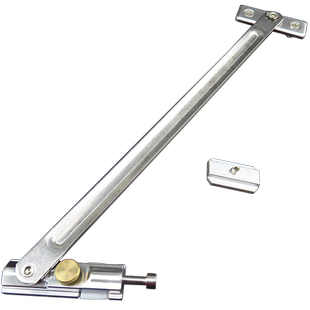 欧标门窗防风撑杆限位器断桥铝合金内开内倒窗户角度支撑固定位器