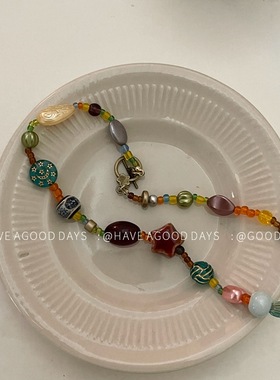 甜美锁骨链项链多巴胺