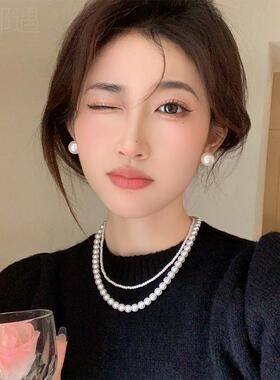 高级感珍珠项链玉都遇女
