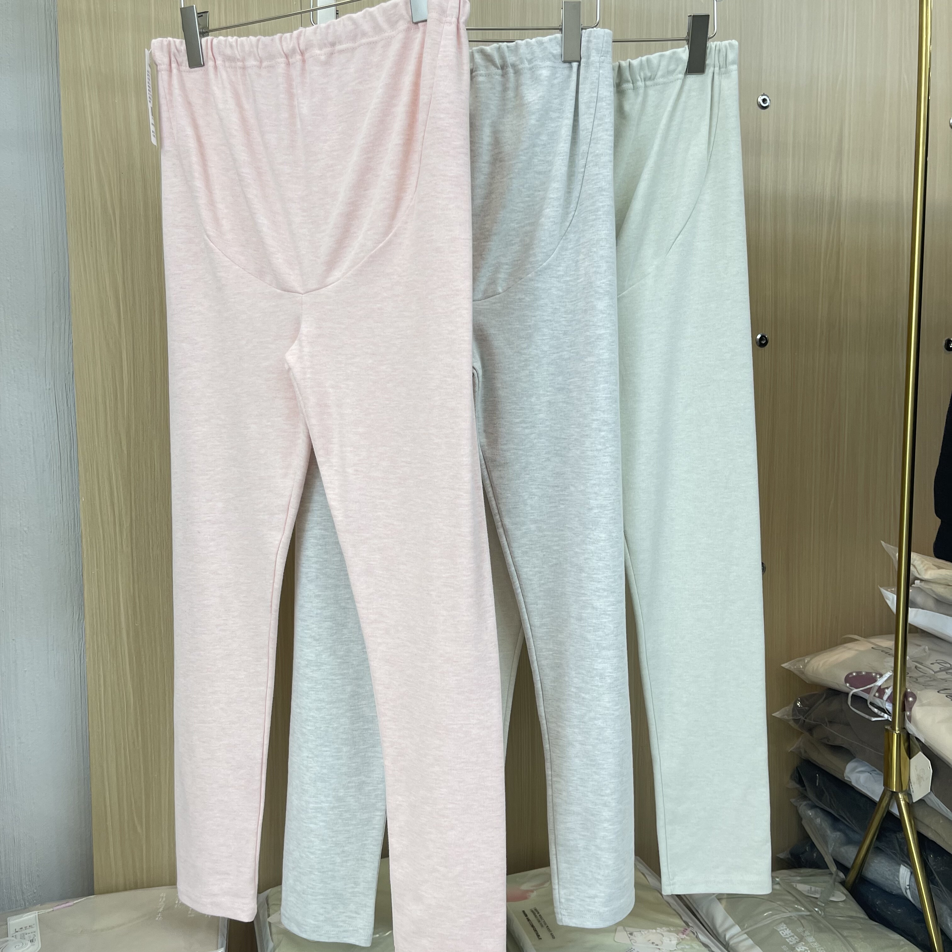 孕妇秋裤内穿秋冬保暖睡裤怀孕期大码纯棉毛裤冬季打底裤子睡裤