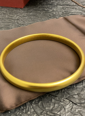 新中式中国风古法传承泥鳅背百福素圈手镯镯子