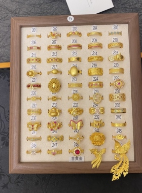 5开口戒指活口新中式国潮风精工轻奢百搭小众精美素款对戒送礼物