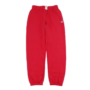 次品处理罗素冬秋季女装复古加绒卫裤情侣纯色运动休闲宽松长裤男