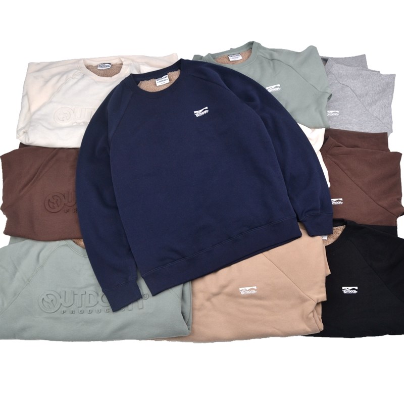 加厚羊羔绒宽松保暖圆领休闲打底