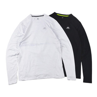 备训练裤 装 篮球薄绒内衣 跑步健身服速干冬季 罗素运动紧身衣男长袖