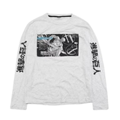 次品处理 动漫进击巨人宽松舒适休闲印花T恤衫 春秋款 打底薄棉长袖