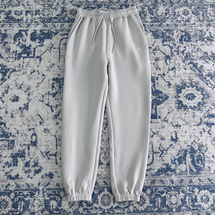 美单健身老牌罗素空气层挺括透气运动裤女潮流束脚裤情侣卫裤男