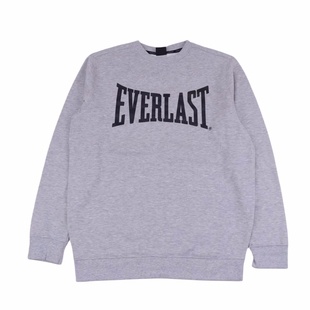 次品处理拳击格斗everlast秋冬加绒透气运动卫衣圆领套头美式 上衣