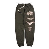 纯棉宽松小脚卫裤 次品处理秋冬加绒加厚潮流美式 休闲运动健身长裤