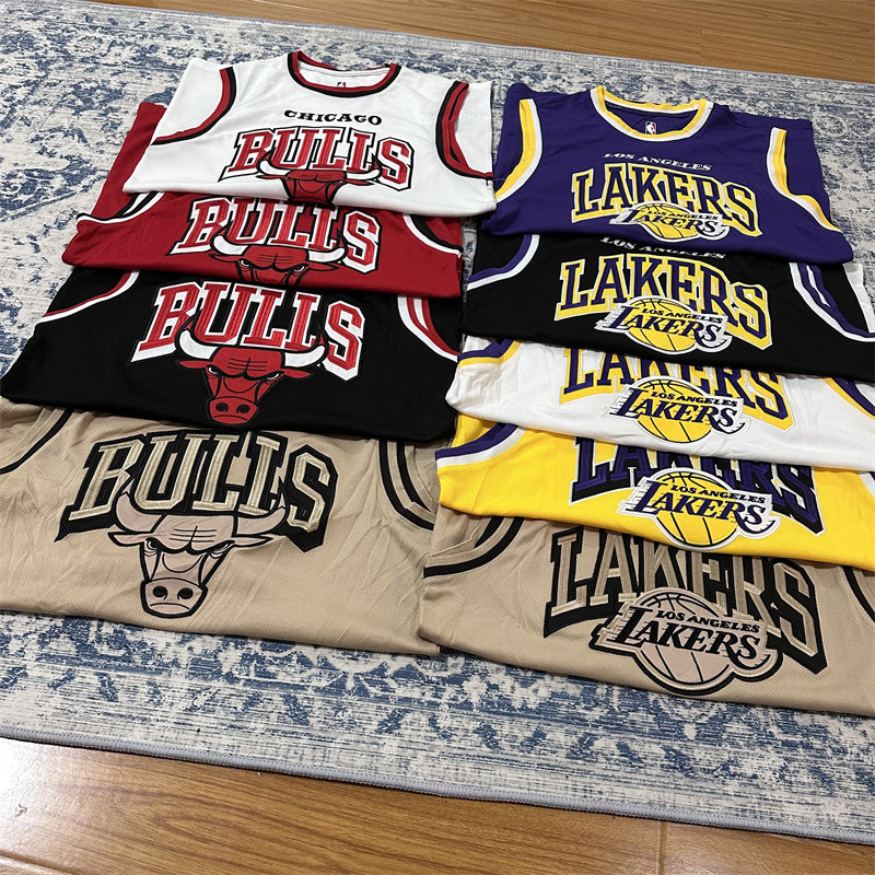 篮球湖人美式球队重工万针刺绣背心 速干网眼运动透气健身坎肩袖,运动服/休闲服装,运动T恤,淘宝优惠券,粉丝福利购,淘宝优惠卷