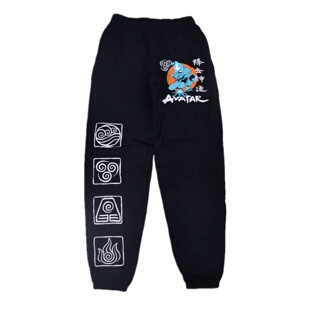 次品亏本处理降世神通印花卫裤男秋冬薄绒七龙珠潮卡通运动休闲裤