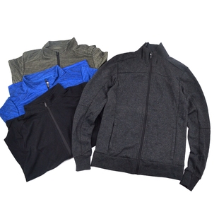 中东单delta外套男跑步运动服防风衣立领夹克宽松速干拉链口袋