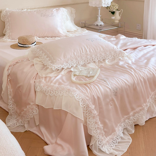 公主丝滑裸睡空调薄被可机洗