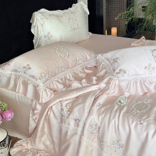 浪漫花卉可水洗凉感空调薄被子