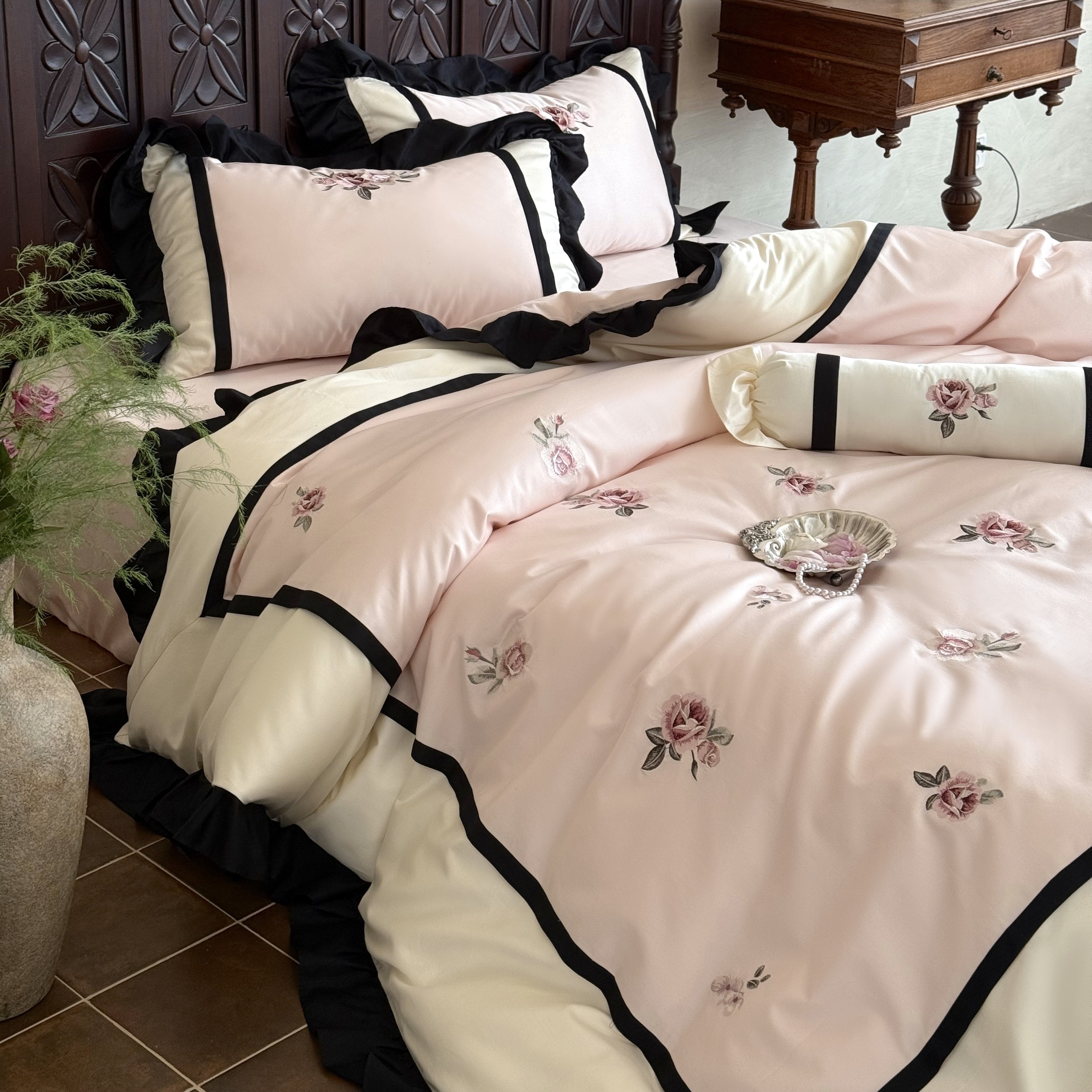 法式浪漫全棉长绒棉四件套