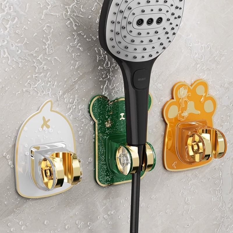 花洒支架免打孔可调喷头挂钩底座稳固实用便捷淋浴神器设计