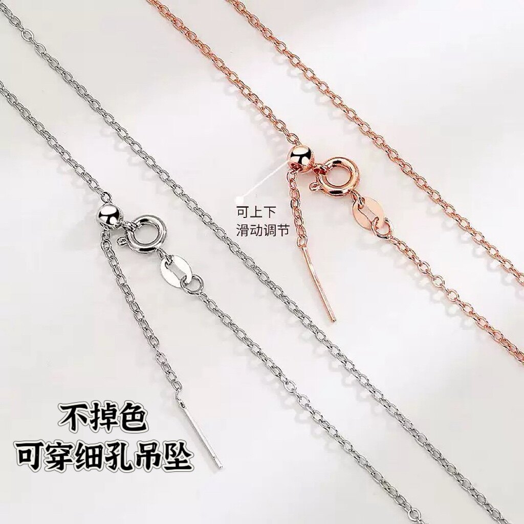 可穿吊坠针式万能链钛钢不掉色图片