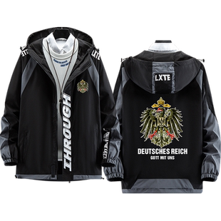 德意志第二帝国German Empire普鲁士周边夹克外套带帽加棉冲锋衣
