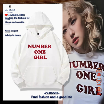 rose朴彩英试听会同款连帽卫衣