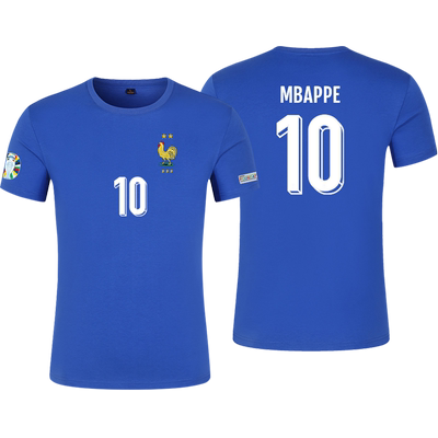 2024欧洲杯法国队姆巴佩短袖