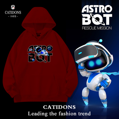 宇宙机器人连帽NASA潮牌连帽卫衣