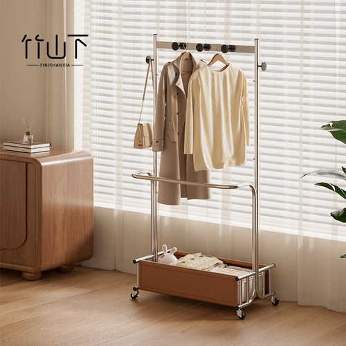 【铁艺框架】【皮革置物篓】