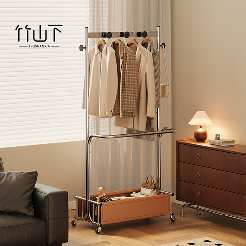 【铁艺框架】【皮革置物篓】