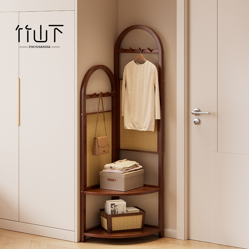 衣架落地卧室转角衣帽架