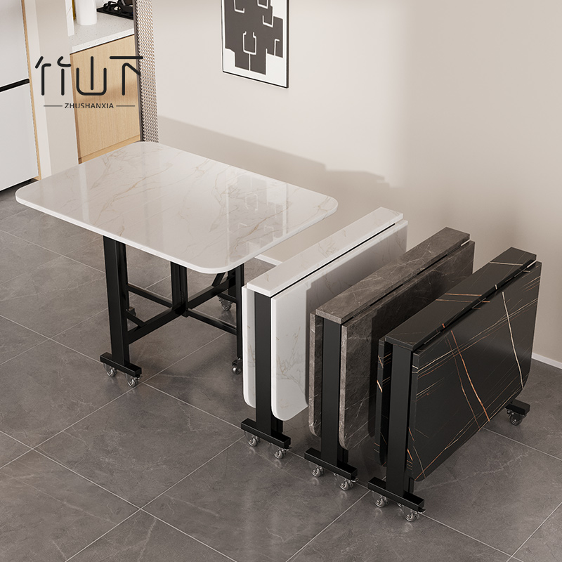 折叠桌子餐桌家用小户型简易桌子现代简约出租房吃饭2025新款方桌