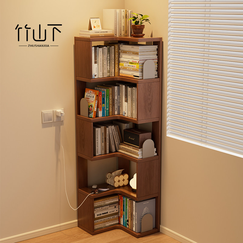 角柜实木墙角置物架一体靠墙收纳转角边柜高级感客厅酒柜卧室窄柜,住宅家具,角柜,淘宝优惠券,粉丝福利购,淘宝优惠卷