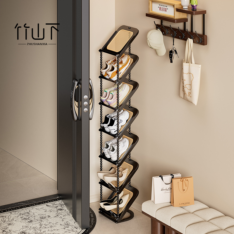 鞋架小窄门口不占地方多层家用简易门后角落入户门楼道鞋柜置物架