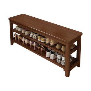实木换鞋凳门口家用鞋柜坐凳一体入户门穿鞋凳玄关鞋架可坐长条凳