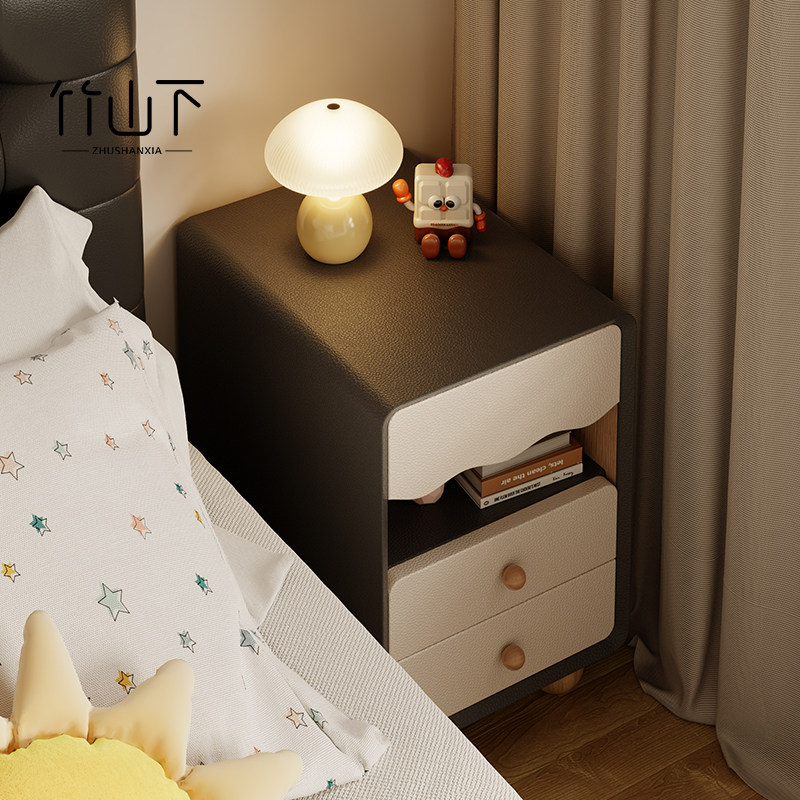 床头柜实木家用小型儿童卧室床边侧边超窄收纳柜简约夹缝置物柜子,住宅家具,床头柜,淘宝优惠券,粉丝福利购,淘宝优惠卷