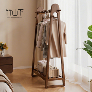 落地挂衣架家用卧室实木可移动衣帽架2026新款次净衣架衣服置物架