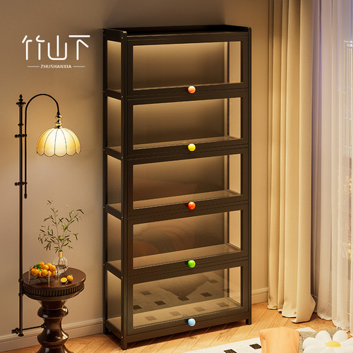 【高透防尘】展示柜带灯可DIIY