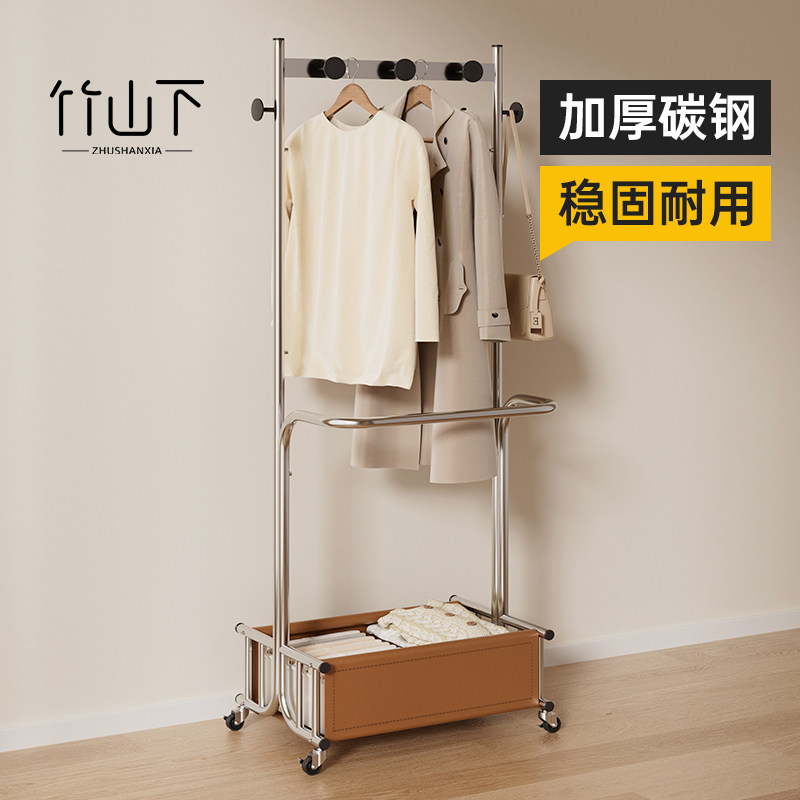 【铁艺框架】【皮革置物篓】