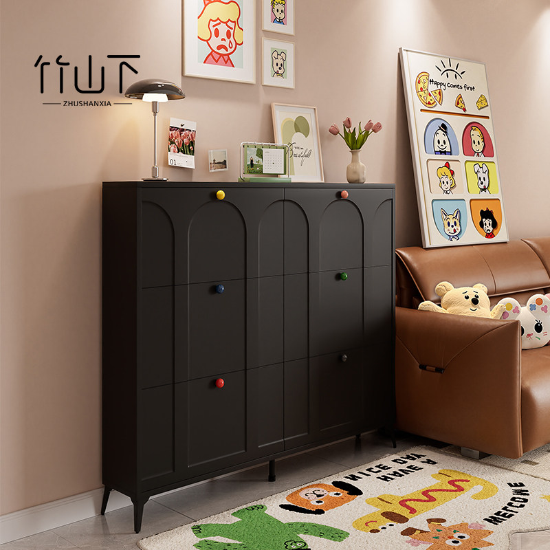 超薄鞋柜小窄门收纳入户门口玄关多层防尘靠墙翻斗鞋柜进门置物柜,住宅家具,鞋柜,淘宝优惠券,粉丝福利购,淘宝优惠卷