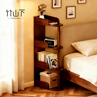 床头柜代替神器家用卧室实木15cm夹缝极窄床边柜小型收纳置物架子